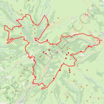 GR 400 Complet ( Murat - Murat ) GPS track, route, trail