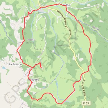 Rulhe Le Negral GPS track, route, trail