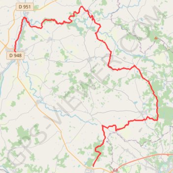 TCH Château de Rochebrune - Confolens GPS track, route, trail