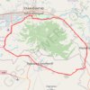 A century solo ride - clockwise cycling the Bogd mountain #PowerMap #StatMaps GPS track, route, trail