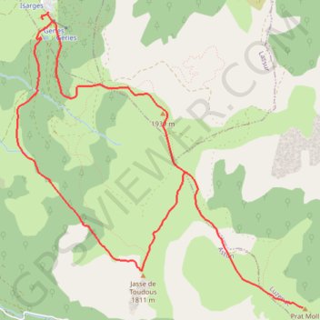 Prat Mol GPS track, route, trail