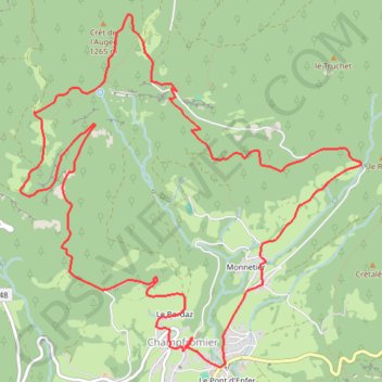 Tour des Avalanche Champfromier GPS track, route, trail