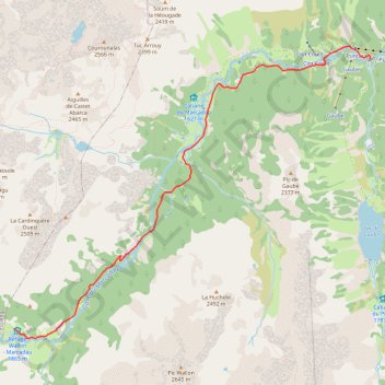 Day 3 standard route Pt Espagne-efuge Wallon-Pt Espagne GPS track, route, trail