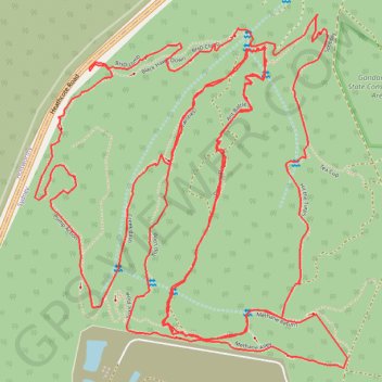 Heathcote MTB Loop GPS track, route, trail