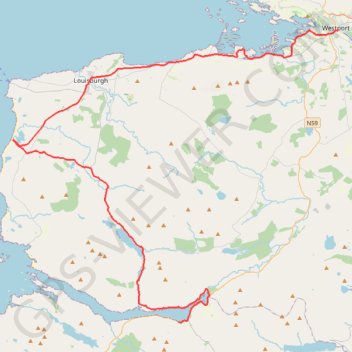 Connemara - Day 1 GPS track, route, trail