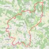 Bourdeilles/gd brassac/montagrier/tocane GPS track, route, trail