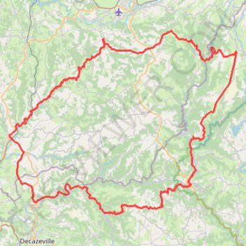 Arpajon-Conques GPS track, route, trail