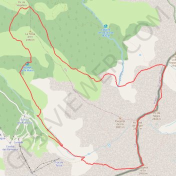 Puigmal GPS track, route, trail