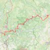 Stage 1: Figeac to Béduer — the GR 651 GPS track, route, trail