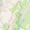 Depuis le col de Sarrenne GPS track, route, trail