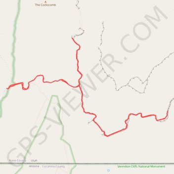 Buckskin Gulch GPS track, route, trail