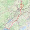 Lausanne - Freiburg D1 GPS track, route, trail