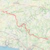 GR38 De Châteauneuf-du-Faou (Finistère) à Baud (Morbihan) GPS track, route, trail