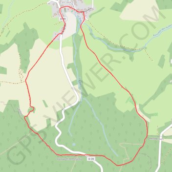 Circuit de Circourt GPS track, route, trail