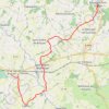 Chemin de Saint Michel (voie de Paris) etape 10 GPS track, route, trail