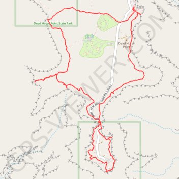 Dead Horse Point and Shafer Canyon Overlook Loop GPS track, route, trail