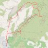 Le massif du Garlaban GPS track, route, trail