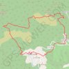 Trou de la gaude GPS track, route, trail