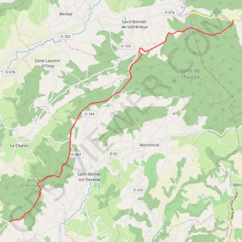 Geyssans - Le Col de la Madeleine GPS track, route, trail