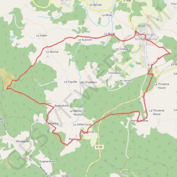LIF 311 a - Roche Savine GPS track, route, trail