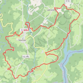 TransCorrezienne GPS track, route, trail