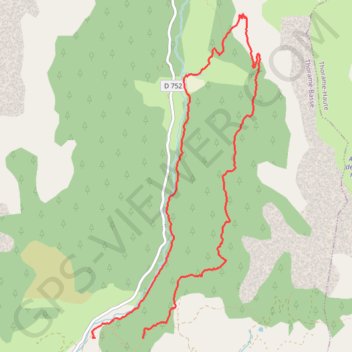 Meleze GPS track, route, trail