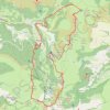Les crêtes du Sancy et Col de la Croix Morand (parcours 1529030-1553498) GPS track, route, trail