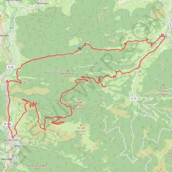 Boucle Sarrancolin Nistos GPS track, route, trail