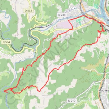 Les cuves du Duzon GPS track, route, trail