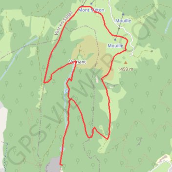 Pointe des Brasses GPS track, route, trail