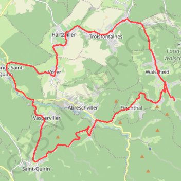 PARCOURS-33km-IBP91-hiking GPS track, route, trail