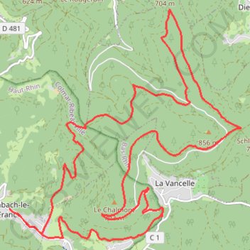 Rando du Val d'Argent GPS track, route, trail