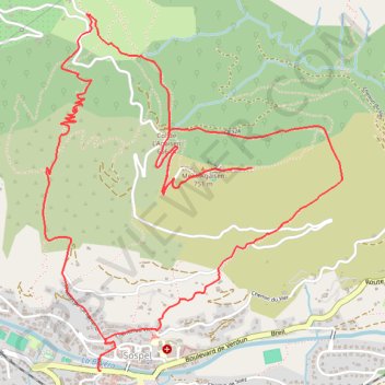 Boucle du Mont-Agaisen GPS track, route, trail