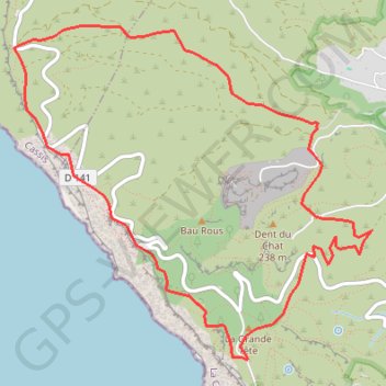 Falaises Soubeyranes GPS track, route, trail