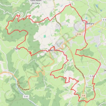 Marche de l'ADAPEI - Lentigny GPS track, route, trail