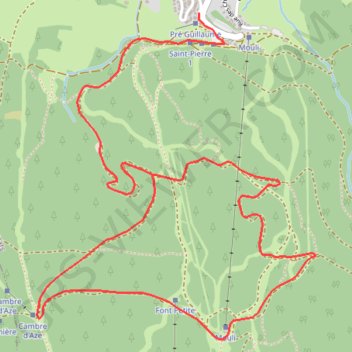Haut Confluent - Pla du Cambra d'Ase GPS track, route, trail