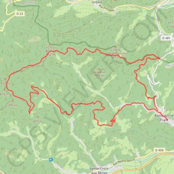 Val d'Argent - Tour de la Hingrie GPS track, route, trail