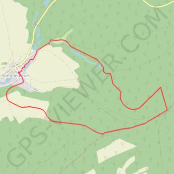 Fontaine du Curé - Sommedieue GPS track, route, trail