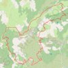 Raid VTT Arboras Roc des Vignes Pic Baudile GPS track, route, trail