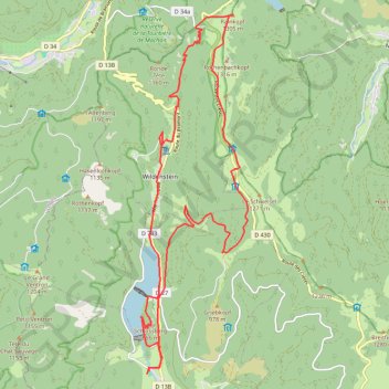 Ravin de la Thur GPS track, route, trail