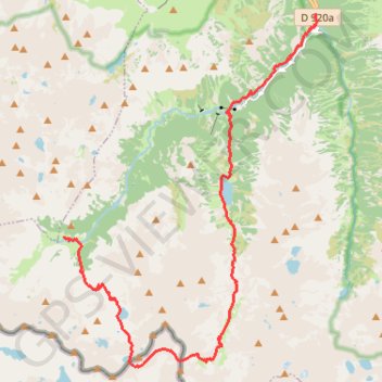 Du Refuge Wallon à Cauterets par le Col d'Arratille et le Col des Mulets GPS track, route, trail