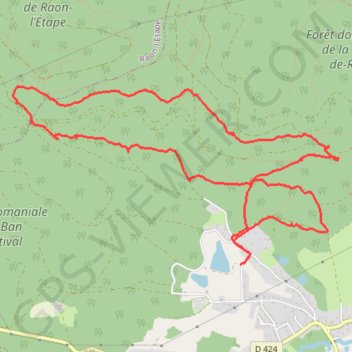 Etival Beaulieu GPS track, route, trail