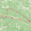 Crête de la Montagne de Bluye GPS track, route, trail