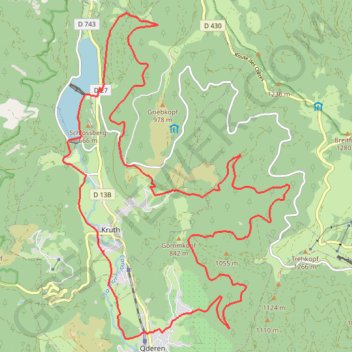 Circuit du Gommkopf - Kruth GPS track, route, trail