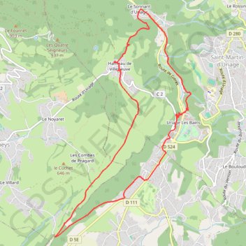 UriageCretes GPS track, route, trail