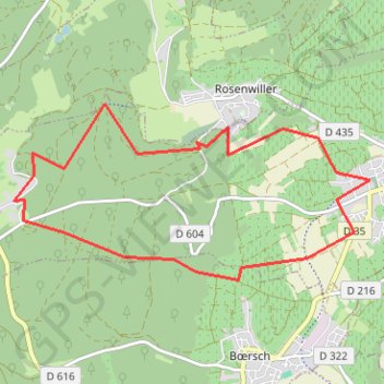 Boucle à Rosenwiller GPS track, route, trail