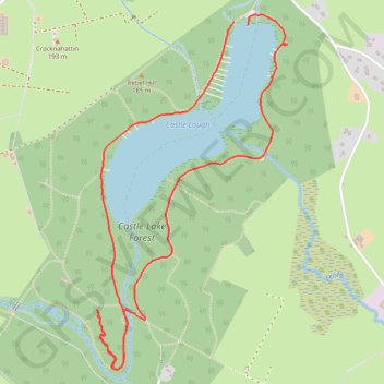 Castle Lake Walks GPS track, route, trail