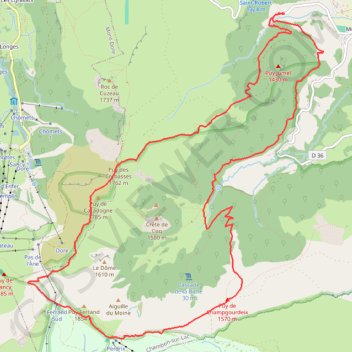 La vallée de Chaudefour GPS track, route, trail