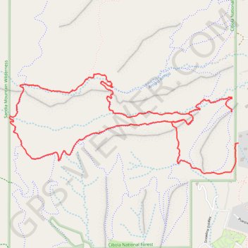 Cold Canyon Loop GPS track, route, trail