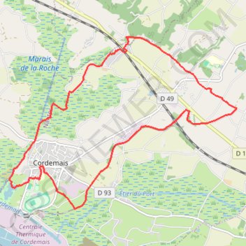 Cordemais GPS track, route, trail